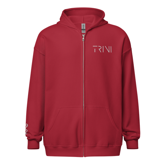 PAC 1962 TRINI CRIMSON RED Unisex heavy blend zip hoodie